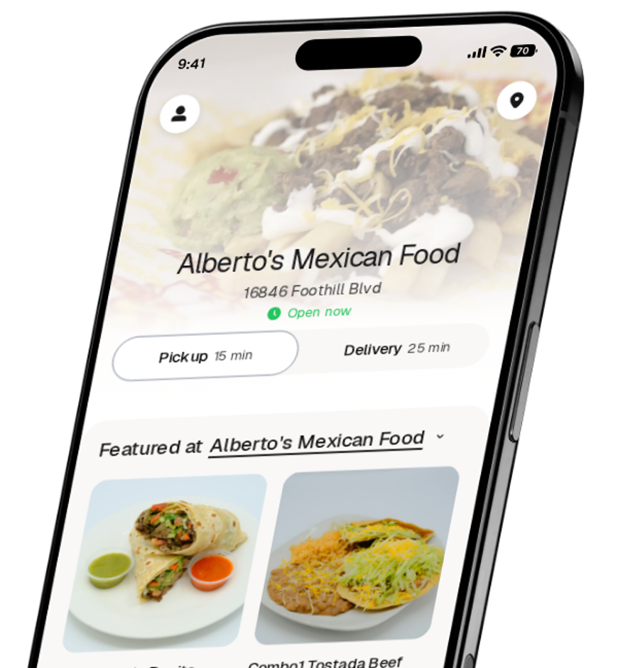Alberto's Mexican Food app preview