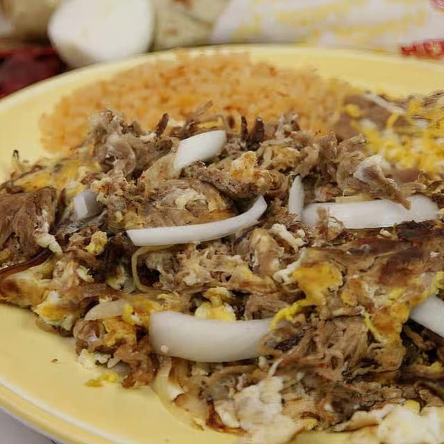 Combo#11 Machaca Plate.